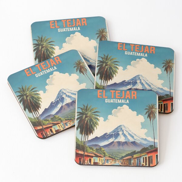 Item preview, El Tejar Guatemala Vintage Poster Tourism  designed and sold by TravelersGems.
