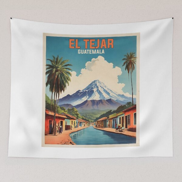 Item preview, El Tejar Guatemala Vintage Poster Tourism  designed and sold by TravelersGems.