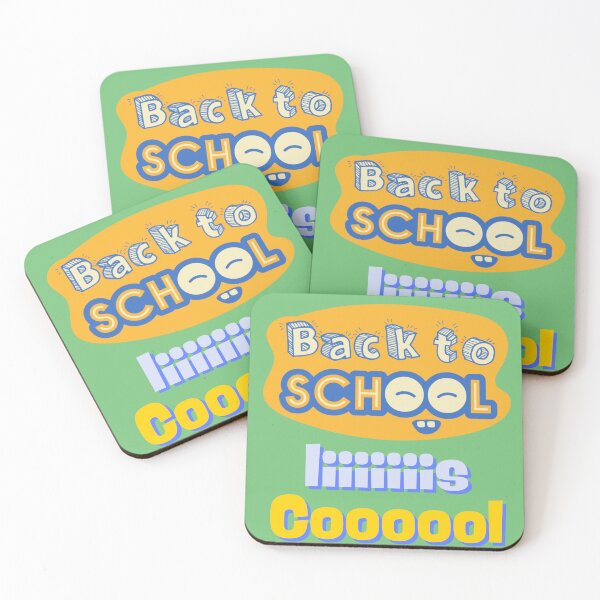 Item preview, Back to School is Cool – Fun School Vibes Design designed and sold by Designkarte.