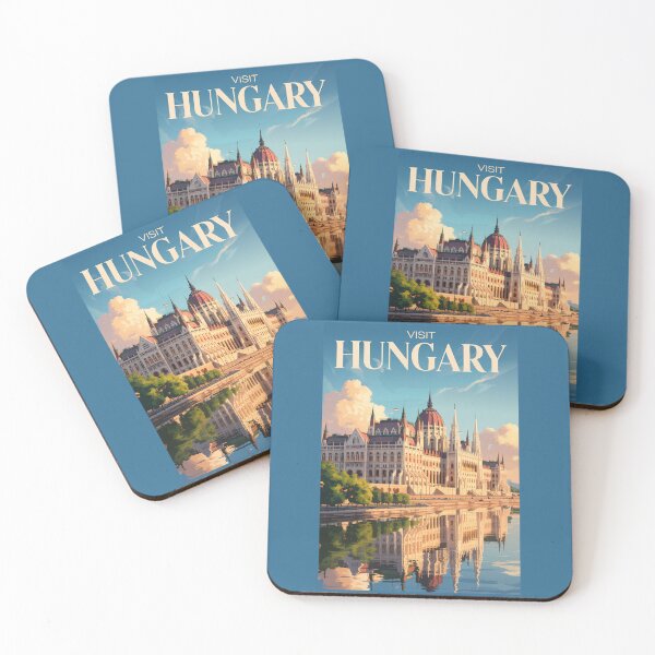 Item preview, Hungary Parliament Illustration Travel Art Vintage designed and sold by KrisSidDesigns.