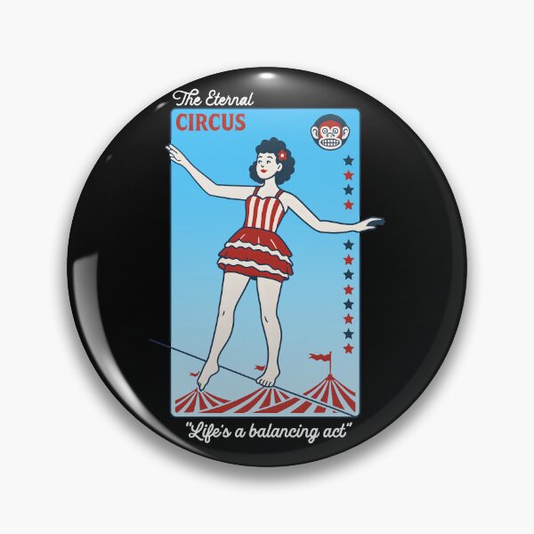 Item preview, Vintage Circus Balance Shirt – Life Is a Balancing Act Tee designed and sold by DrawHandArt.