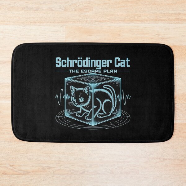 Item preview, Schrödinger Cat The Escape Plan designed and sold by Redgiant87x.