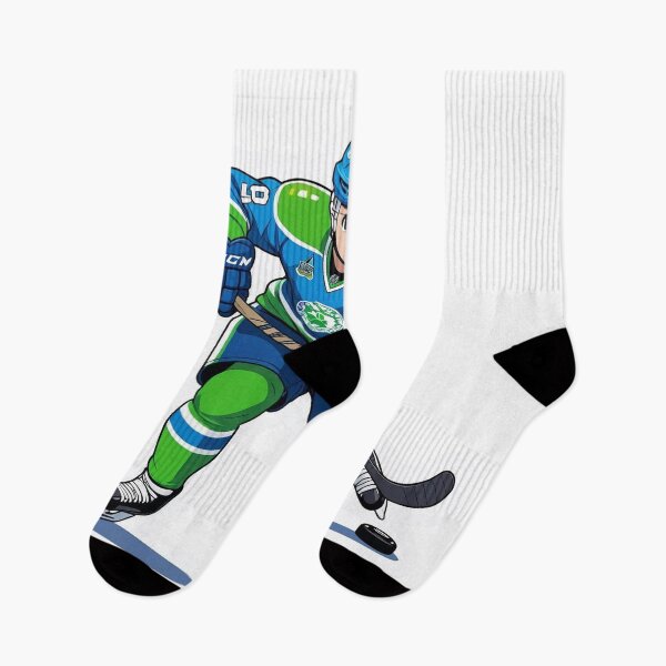 Artikelvorschau, Hellgrünes Eishockeyspieler-Trikot im Anime-Stil entworfen und verkauft von Koko Doko.