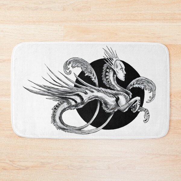 Item preview, Sphinx creature drawing designed and sold by LovelyCalluna.