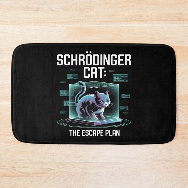 Item preview, Schrödinger Cat The Escape Plan designed and sold by Redgiant87x.