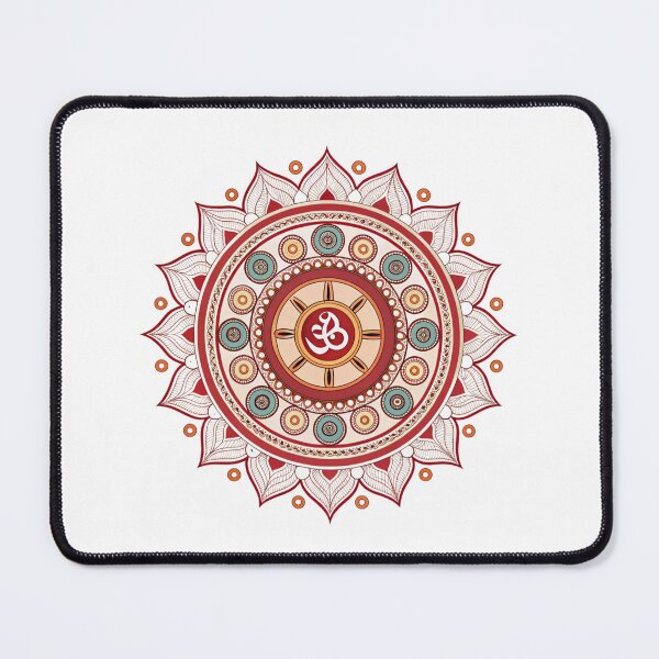 Item preview, Mandala with a Dharma Wheel designed and sold by Lucky 777.