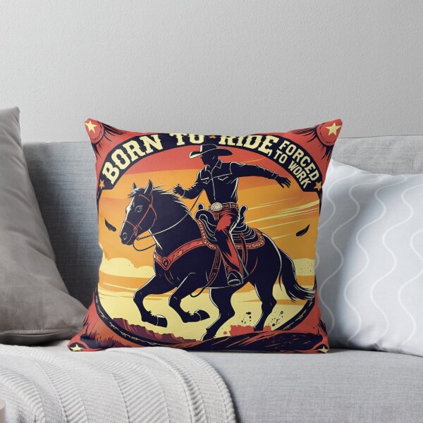 Item preview, Born to Ride Forced to Work designed and sold by SaddleUpDesign.