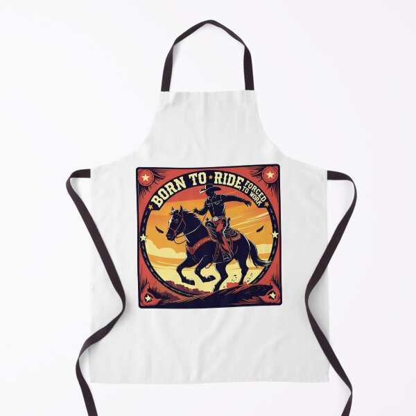 Item preview, Born to Ride Forced to Work designed and sold by SaddleUpDesign.
