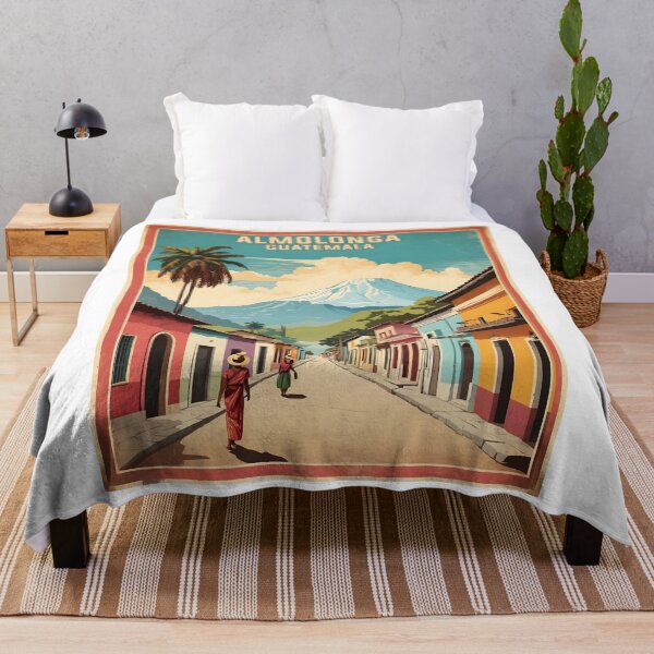 Item preview, Almolonga Guatemala Vintage Poster Tourism designed and sold by TravelersGems.