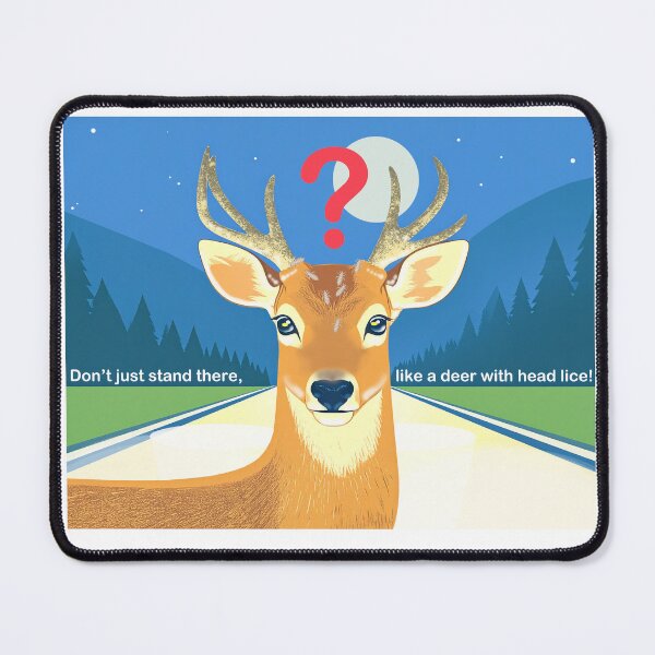 Item preview, Deer With Head Lice 001 designed and sold by BeeBomb.