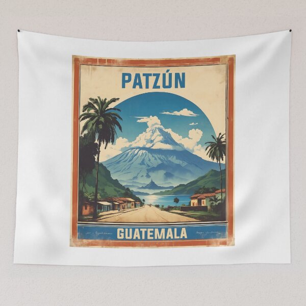 Item preview, Patzun Guatemala Vintage Poster Tourism  designed and sold by TravelersGems.
