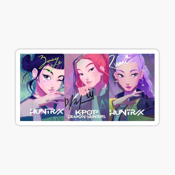 Vista previa del artículo con la obra «Chicas cazadoras de demonios del K-pop», diseñado y vendido por DoanSeh.