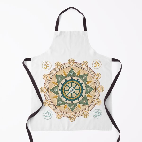 Item preview, Mandala with a Dharma Wheel designed and sold by Lucky 777.