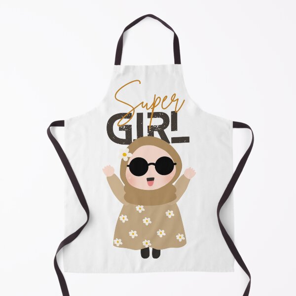 Item preview, Super Girl in Hijab – Joyful Empowerment & Cultural Charm designed and sold by PaperCastle.