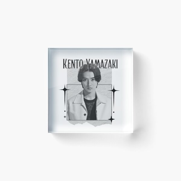 Item preview, Kento Yamazaki Japanese Actress  Dramas Monochrome Black and White Classic Design Collage  designed and sold by HELL0WBELLO.