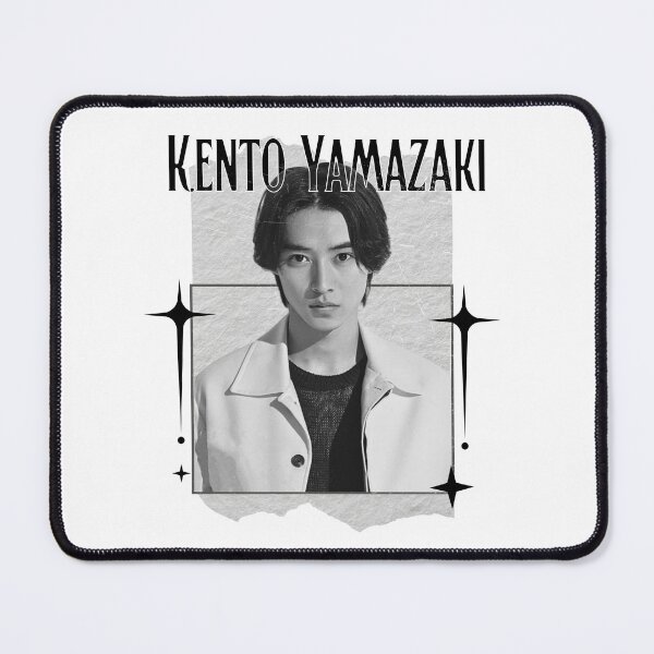 Item preview, Kento Yamazaki Japanese Actress  Dramas Monochrome Black and White Classic Design Collage  designed and sold by HELL0WBELLO.