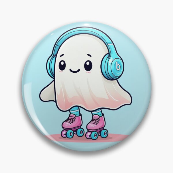 Item preview,  "Groovy Ghost Vibes" designed and sold by Pampam-stickers.
