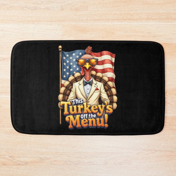 Item preview, Funny Thanksgiving Dapper Turkey Design designed and sold by Atouke.
