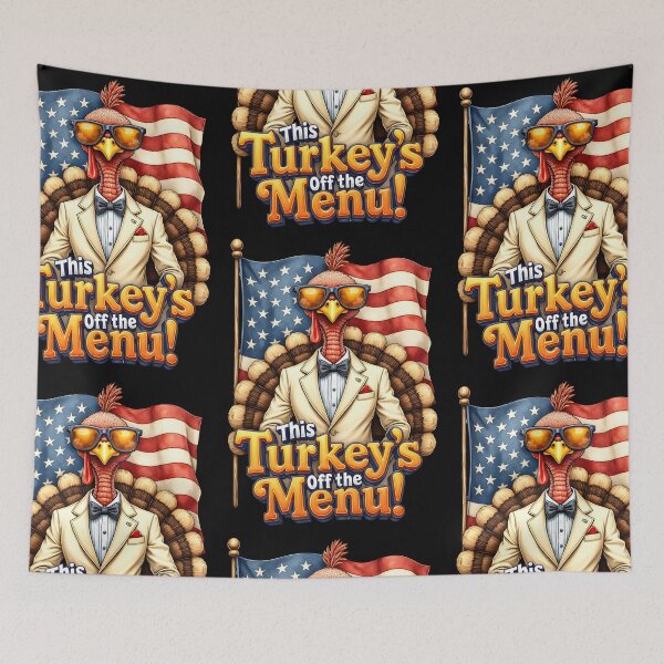 Item preview, Funny Thanksgiving Dapper Turkey Design designed and sold by Atouke.