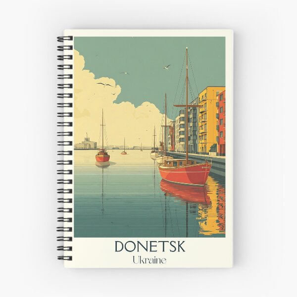 Item preview, Donetsk Ukraine Poster – Industrial Heritage City Art designed and sold by TuncGK.