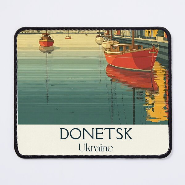 Item preview, Donetsk Ukraine Poster – Industrial Heritage City Art designed and sold by TuncGK.
