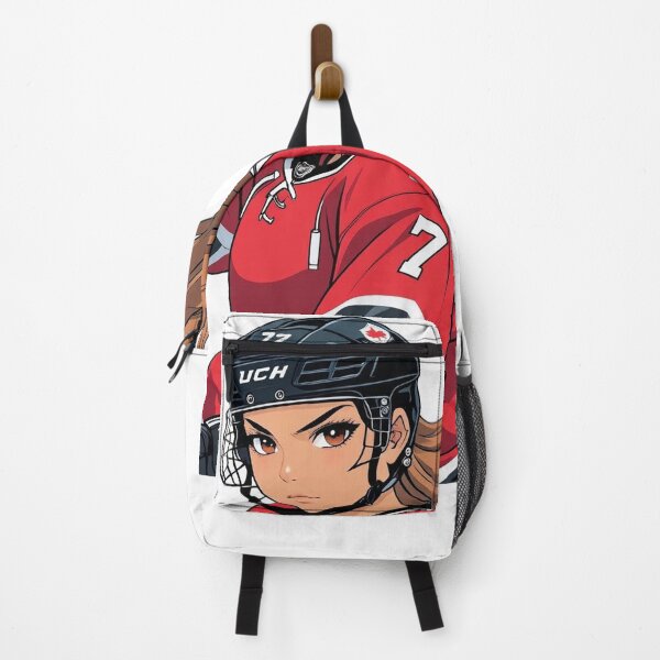 Item preview, Female Ice Hockey Player Anime Style Red Canada Nurse designed and sold by Koko Doko.