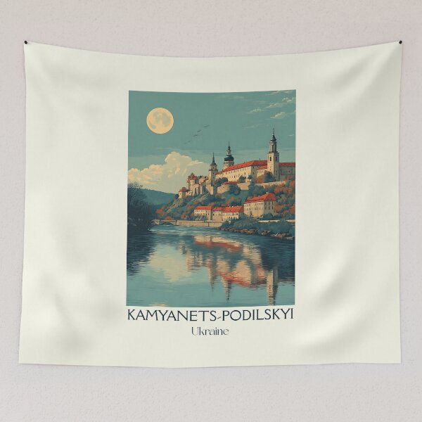 Item preview, Kamyanets-Podilsky Castle – Medieval Fortress Ukraine Art designed and sold by TuncGK.