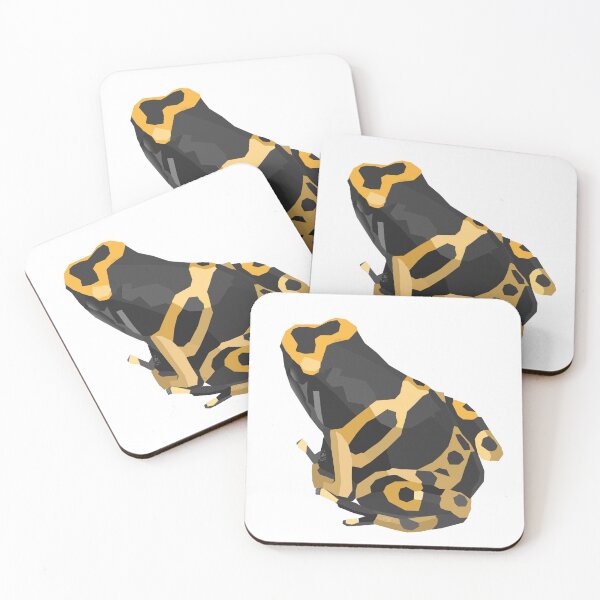 Item preview, Bumblebee Dart Frog - Geometric Poison Frog designed and sold by Just-Draws-22.