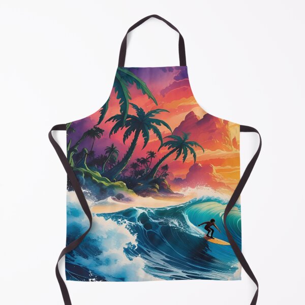 Item preview, Surfer in Tropical Paradise designed and sold by EschatonGarden.
