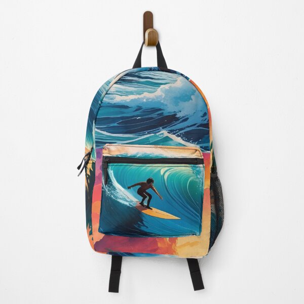 Item preview, Surfer in Tropical Paradise designed and sold by EschatonGarden.