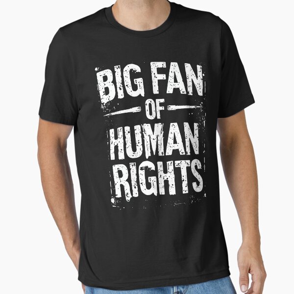 Item preview, Big Fan of Human Rights Activist Unisex Shirt designed and sold by Oualid Art.