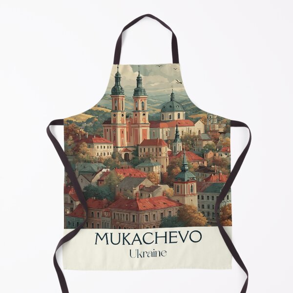 Item preview, Mukachevo Castle Poster – Transcarpathian Fortress Ukraine Art designed and sold by TuncGK.