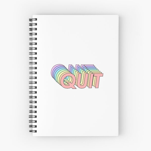 Item preview, QUIT designed and sold by oddwonders.