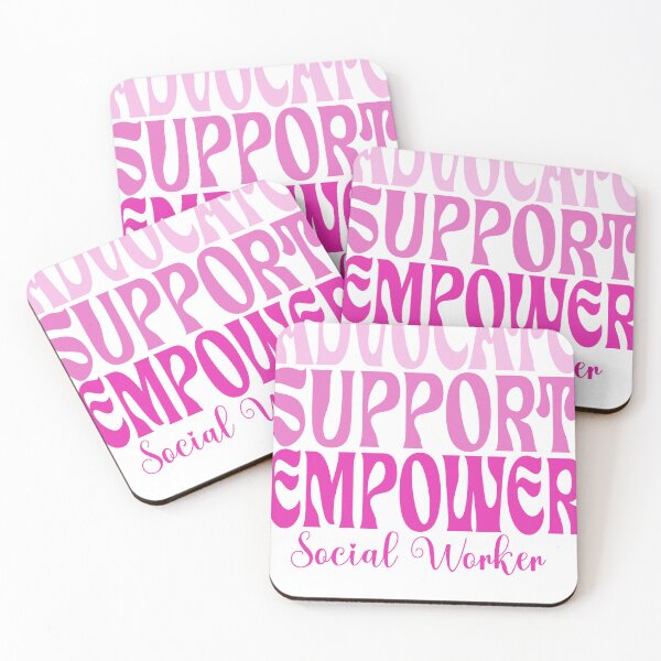 Item preview, advocate social worker pink designed and sold by DigitalMaestro.