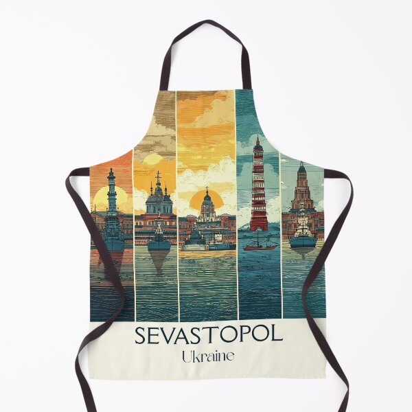 Item preview, Sevastopol Harbor Poster – Black Sea Fleet Crimea Art designed and sold by TuncGK.