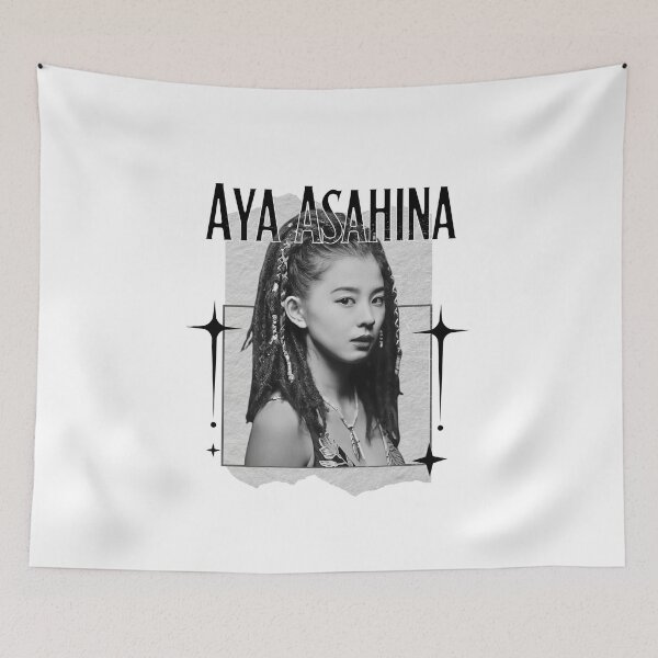 Item preview, Aya Asahina Japanese Actress  Dramas Monochrome Black and White Classic Design Collage  designed and sold by HELL0WBELLO.