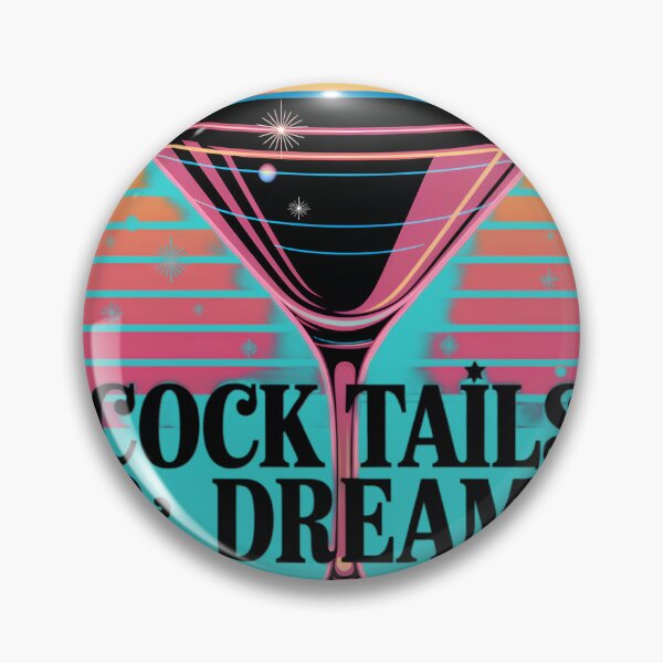 Item preview, Cocktails and dreams 80s designed and sold by Artisticanomaly.