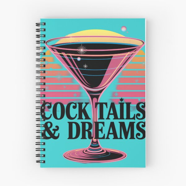 Item preview, Cocktails and dreams 80s designed and sold by Artisticanomaly.