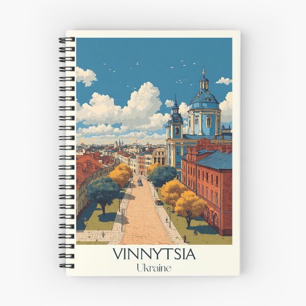 Item preview, Vinnytsia Fountain City – Central Ukraine Vintage Art designed and sold by TuncGK.