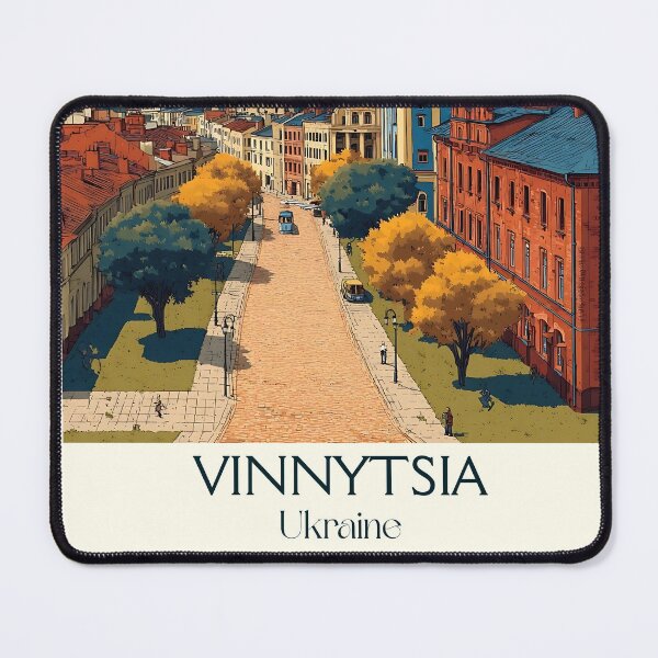 Item preview, Vinnytsia Fountain City – Central Ukraine Vintage Art designed and sold by TuncGK.