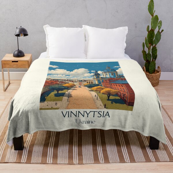 Item preview, Vinnytsia Fountain City – Central Ukraine Vintage Art designed and sold by TuncGK.