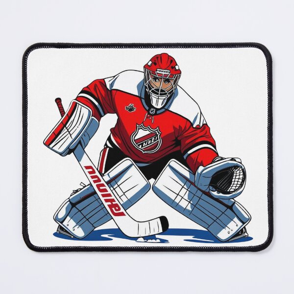 Item preview, Anime styler Ice Hockey Goalie Red All Star designed and sold by Koko Doko.