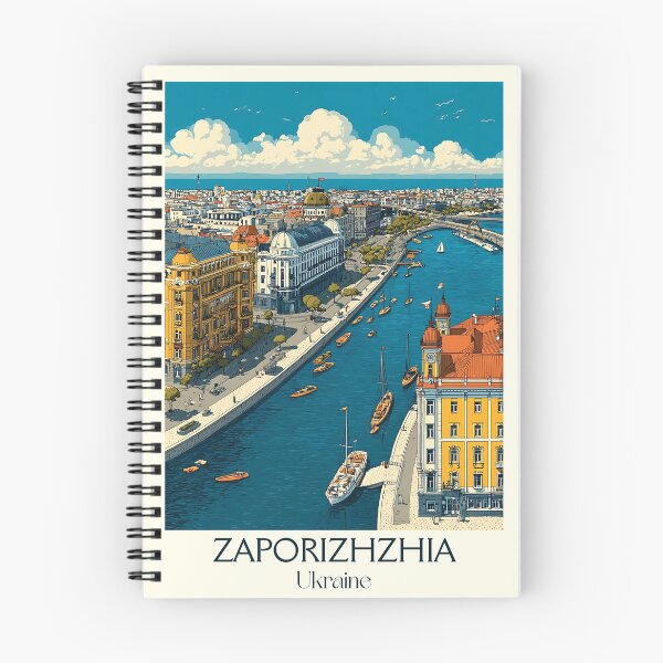 Item preview, Zaporizhzhia Dnipro City – Cossack Heritage Ukraine Art designed and sold by TuncGK.