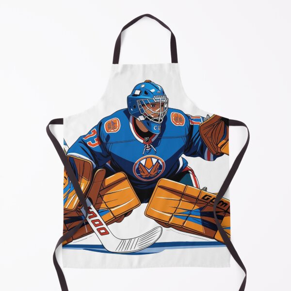 Item preview, Anime style Ice Hockey Goalie Blue designed and sold by Koko Doko.