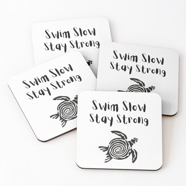 Item preview, Swim Slow, Stay Strong- Sea Turtle designed and sold by Salt&Soul.
