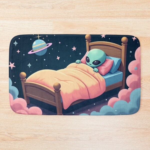Item preview, Don’t Wake Me – Astral Projecting Alien Sleep Art designed and sold by Strange Comforts.