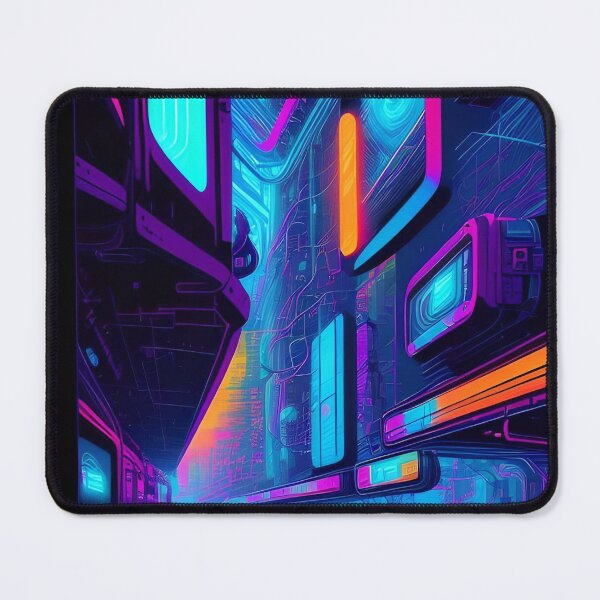 Item preview, Techno Urban Sprawl- Abstract City Road Digital Art Print designed and sold by Esterlane.