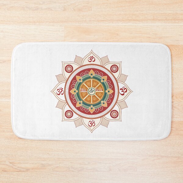 Item preview, Mandala with a Dharma Wheel designed and sold by Lucky 777.