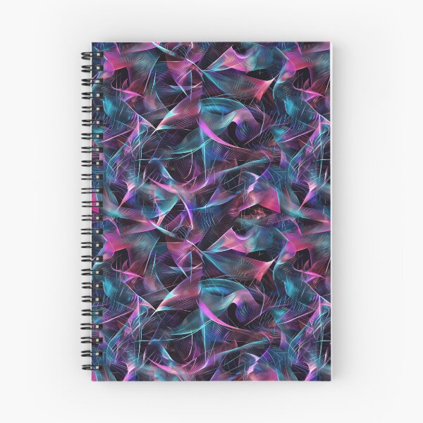 Item preview, Electric Ribbons – Abstract Neon Lightwave Art designed and sold by myprintedgems.
