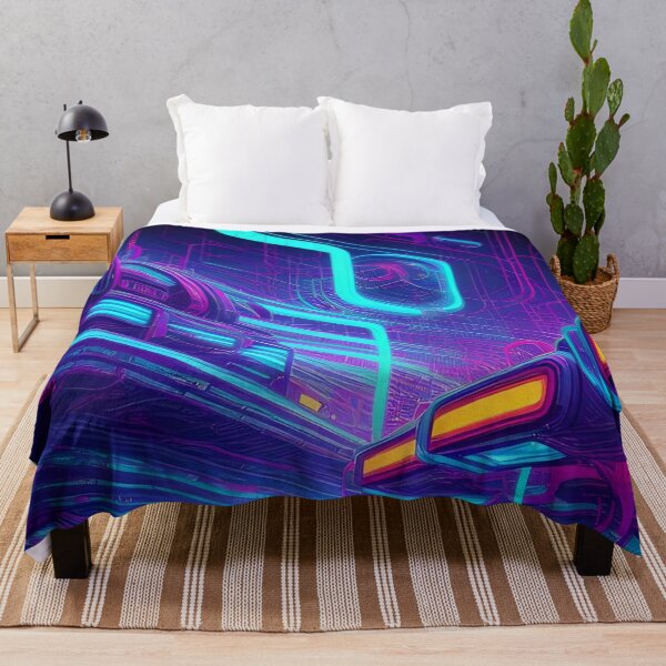 Item preview, Electric Avenue, 2099 Abstract Print designed and sold by Esterlane.